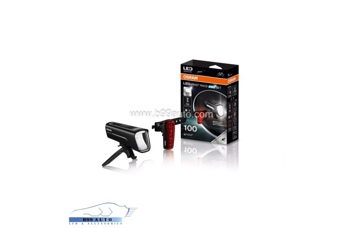 Osram LEDsBIKE RACE 100 SET első+hátsó Kerékpár lámpa készlet